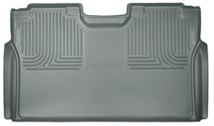 Husky Liners 15 Ford F-150 SuperCrew Cab WeatherBeater Grey 2nd Seat Floor Liner