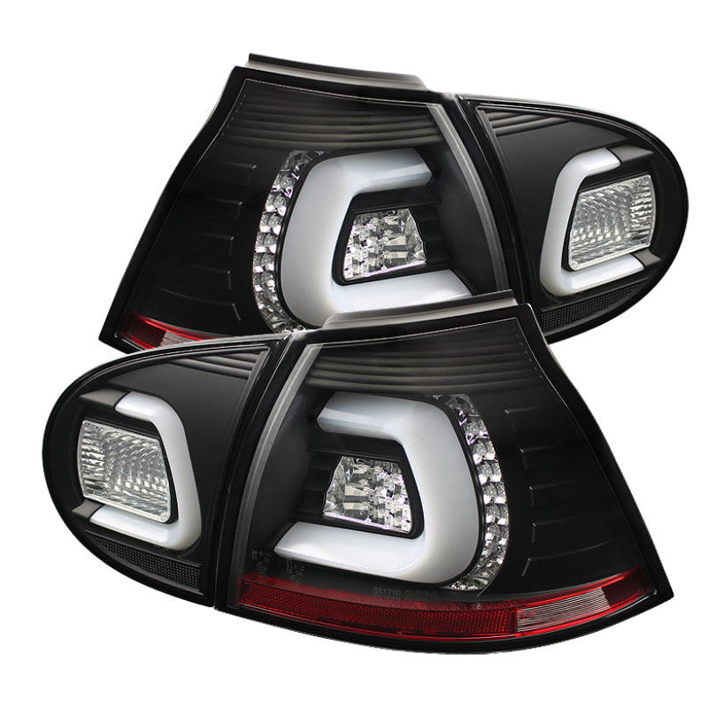 Spyder Volkswagen Golf V 06-09 LED TURN SIGNAL LED Tail Lights Black ALT-YD-VG03-LED-BK