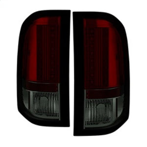 Spyder Chevy Silverado 07-13 LED Tail Lights Red Smoke ALT-YD-CS07-LED-RS