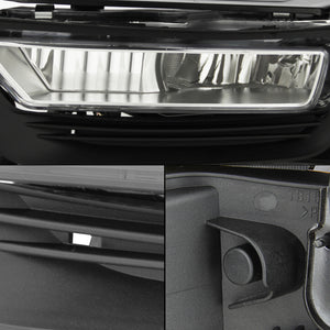 Spyder Honda Accord 2013-2015 4Dr OEM Fog Lights W/Switch- Clear FL-HA2013-4D-C