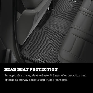 Husky Liners 19-21 RAM 2500/3500 Mega Cab Weatherbeater Front and 2nd Seat Floor Liners - Black