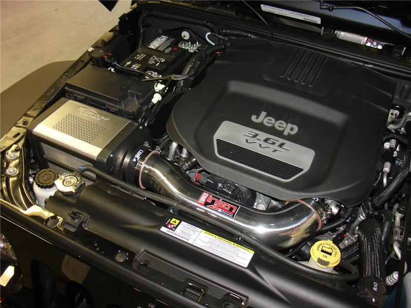 Injen 12-13 Jeep Wrangler JK 3.6L V6 Polished Short Ram Intake w/ Power Flow Box