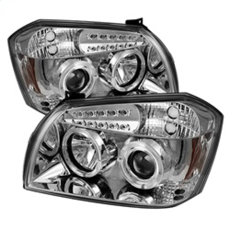 Spyder Dodge Magnum 05-07 Projector Headlights LED Halo LED Chrm (Not Included) PRO-YD-DMAG05-LED-C