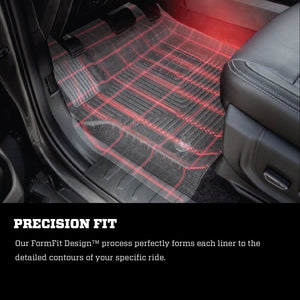Husky Liners 2021 Ford Mustang Mach-E Weatherbeater Front & 2nd Seat Floor Liners - Black