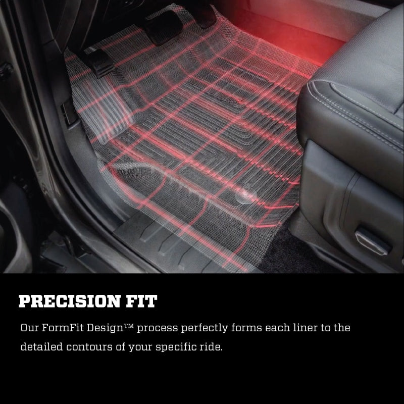 Husky Liners 19-22 Chevrolet Silverado Crew Cab X-Act Contour Front & Second Seat Floor Liners