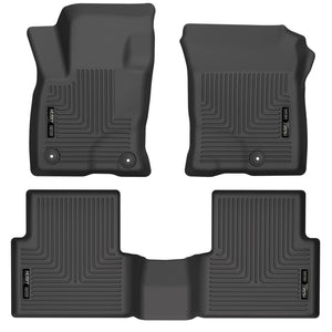 Husky Liners 21-22 Ford Bronco Sport WeatherBeater Front & 2nd Seat Floor Liners (Black)
