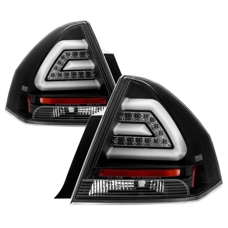 Spyder Chevy Impala 2006-2013 LED Tail Lights Black ALT-YD-CHIP06-LED-BK
