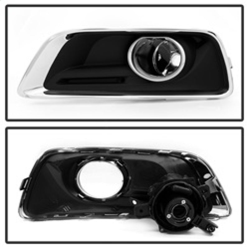 Spyder Chevy Malibu 2012-2015 OEM Fog Light W/Universal Switch- Clear FL-CMA2012-C