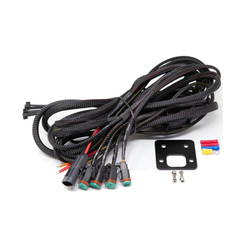 KC HiLiTES M-Racks Wire Harness (Light Bar + 4 Lights/Switch Req. to Operate Front/Side Separately)