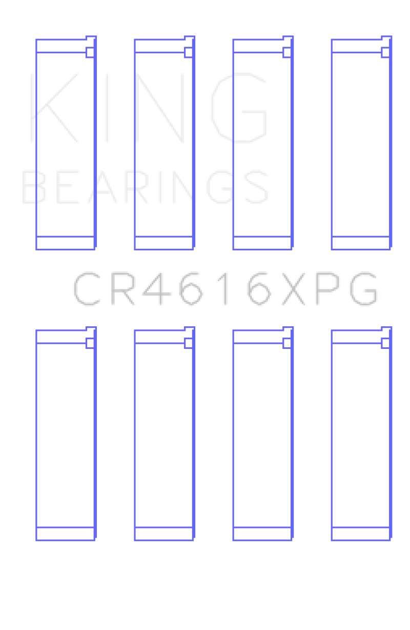 King Subaru FA20 (Suites 50mm Journal Size) (Size STD) Tri-Metal Perf Rod Bearing Set