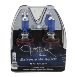 Hella H11 12V 55W Xenon White XB Bulb (Pair)