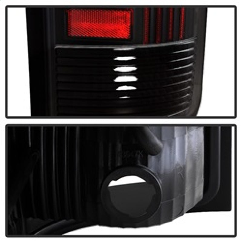 Xtune GMC Sierra 07-13 LED Tail Lights Black ALT-ON-GS07-G2-LED-BK