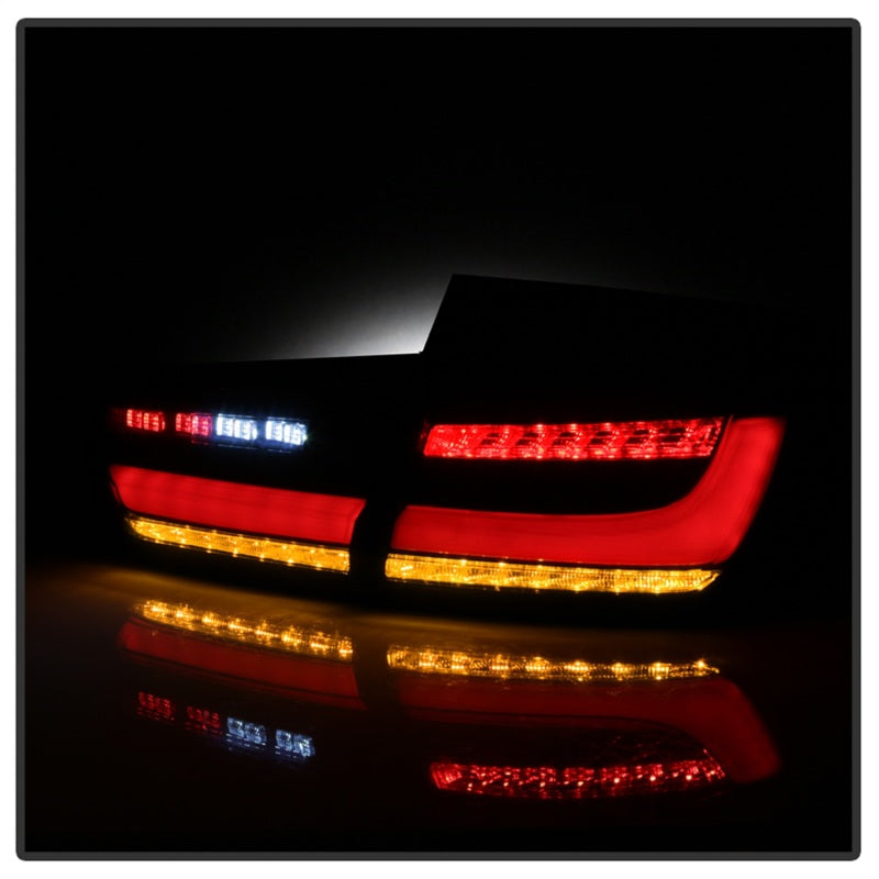 Spyder BMW 3 Series F30 2012-2018 Full LED Tail Lights (ALT-YD-BMWF3012-SEQ-BSM) - Black Smoke