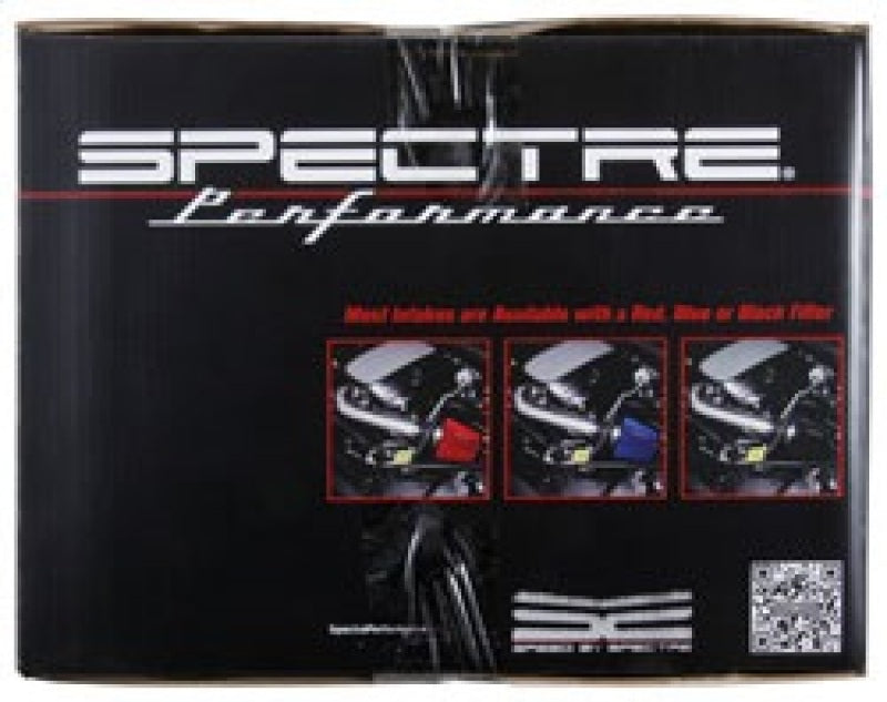 Spectre 09-12 GM Truck V8-4.8/5.3/6.0L F/I Air Intake Kit - Polished w/Red Filter