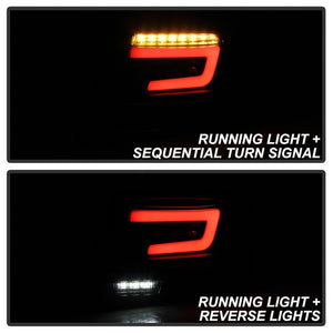 Spyder 08-11 Subaru Impreza WRX 4DR LED Tail Lights - Black ALT-YD-SI084D-LED-BK