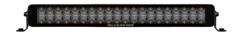 Hella Universal Black Magic 21in Double Light Bar - Driving Beam