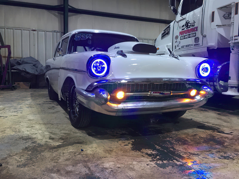 Oracle Pre-Installed Lights 7 IN. Sealed Beam - Blue Halo