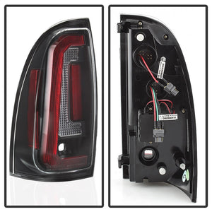 Spyder 05-15 Toyota Tacoma LED Tail Lights (Not Compatible w/OEM LEDS) - Black ALT-YD-TT05V2-LB-BK