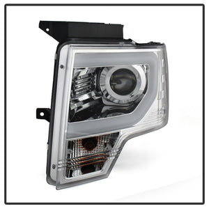 Spyder Ford F150 13-14 Projector Fctry Xenon Model- Light Bar DRL Chrm PRO-YD-FF15013-LBDRL-HID-C