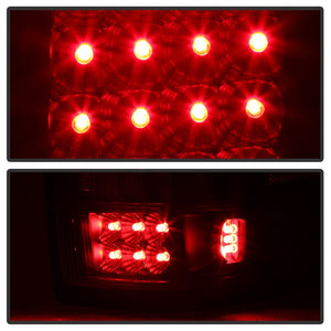 Xtune Ford F150 Styleside 04-08 (Not Fit Heritage & SVT) LED Tail Lights Black ALT-ON-FF15004-LED-BK