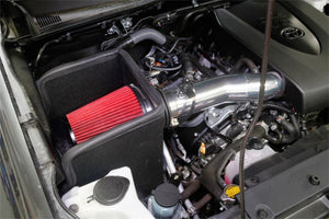 Spectre 16-18 Toyota Tacoma V6-3.5L F/I Air Intake Kit - Polished w/Red Filter