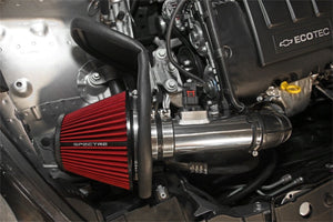 Spectre 11-15 Chevy Cruze 1.4L Air Intake Kit - Polished w/Red Filter