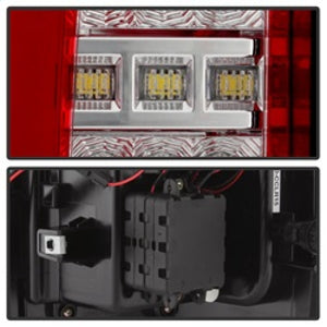 Spyder Chevy Colorado 2015-2017 Light Bar LED Tail Lights - Red Clear ALT-YD-CCO15-LED-RC