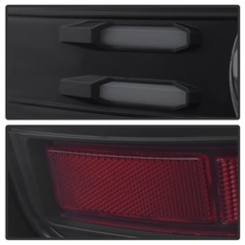 Spyder Chevy Silverado 16-17 Light Bar LED Tail Lights - Black Smoke ALT-YD-CS16-LED-BSM