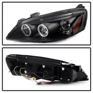 Spyder Pontiac G6 2/4DR 05-08 Projector Headlights LED Halo LED Blk PRO-YD-PG605-HL-BK