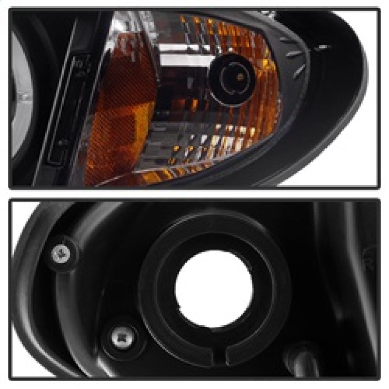 Spyder BMW E46 3-Series 02-05 4DR Projector Headlights 1PC LED Halo Blk PRO-YD-BMWE4602-4D-AM-BK