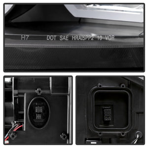 Spyder 09-12 BMW E90 3-Series 4DR HID w/ AFS Only - LED Turn - Black - PRO-YD-BMWE9009-AFSHID-BK