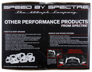 Spectre 09-12 GM Truck V8-4.8/5.3/6.0L F/I Air Intake Kit - Polished w/Red Filter