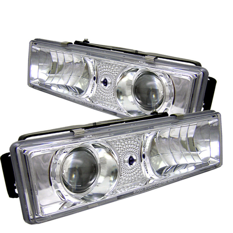 Spyder Chevy C/K Series 1500 88-99 Projector Headlights Chrm High 9005 (Not Include) PRO-YD-CCK88-C