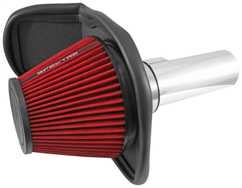 Spectre 11-15 Chevy Cruze 1.4L Air Intake Kit - Polished w/Red Filter
