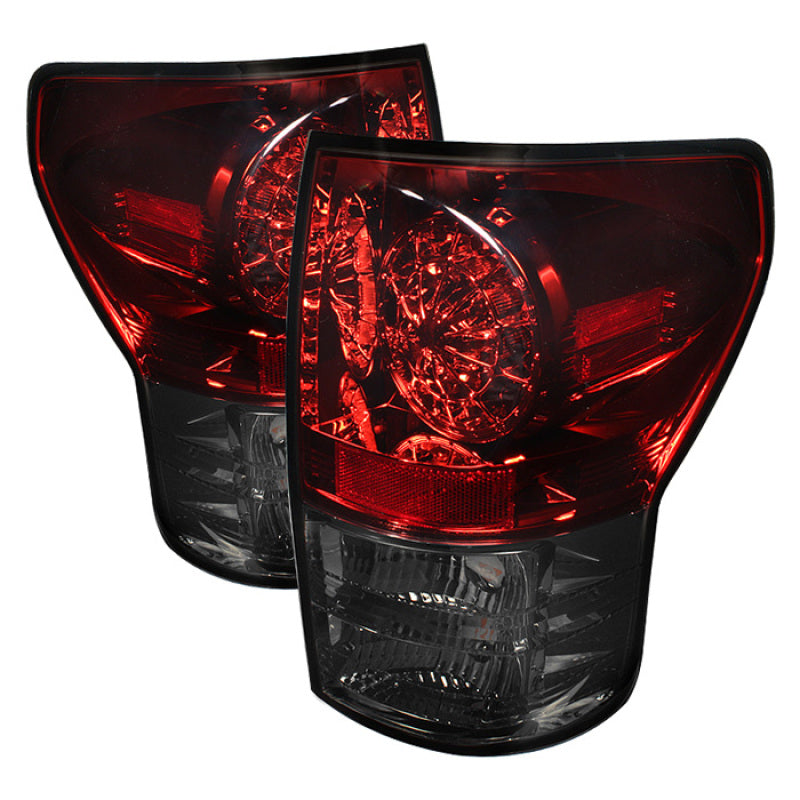 Spyder Toyota Tundra 07-13 LED Tail lights Red Smoke ALT-YD-TTU07-LED-RS