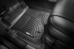 Husky Liners 2016 Toyota Tacoma w/ Manual Trans WeatherBeater Front Black Floor Liners