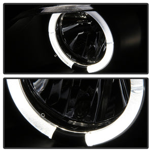 Spyder BMW Z3 96-02 Projector Headlights LED Halo Black High H1 Low H1 PRO-YD-BMWZ396-HL-BK
