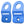 Load image into Gallery viewer, Perrin 08-21 Subaru WRX/STI Upper Radiator Bracket Set - Blue
