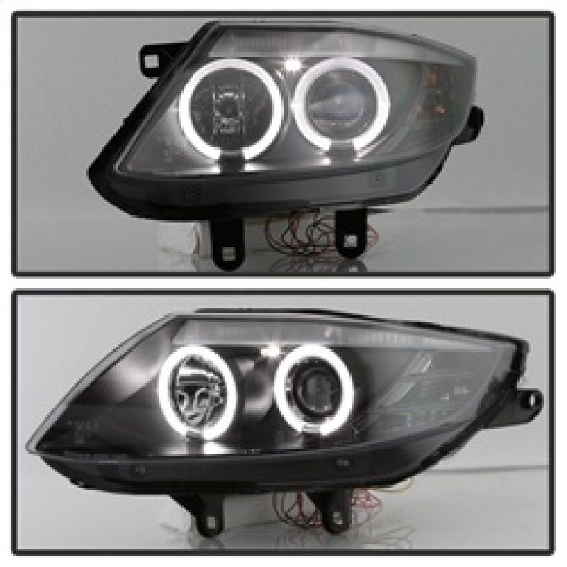 Spyder BMW Z4 03-08 Projector Headlights Xenon/HID Model Only - LED Halo Black PRO-YD-BMWZ403-HID-BK