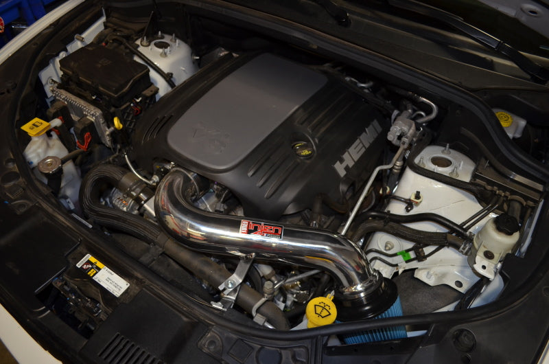 Injen 11-17 Dodge Durango R/T 5.7L V8 Wrinkle Black Power-Flow Air Intake System