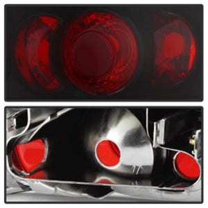 Spyder 02-05 Audi A4 (Excl Convertible/Wagon) Euro Style Tail Lights - Black (ALT-YD-AA402-BK)