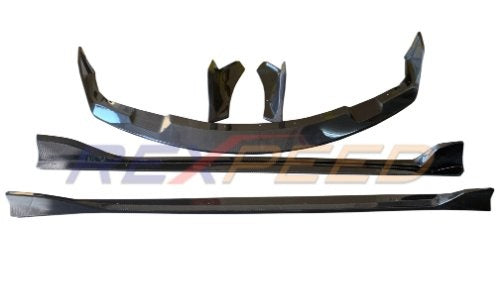 Supra GR 2020+ | V3 Carbon Fiber Splitter + Skirts + Rear Bumper Side Spat